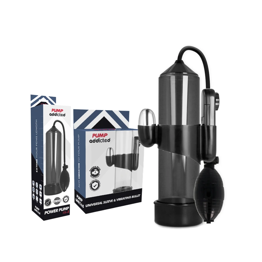 PUMP ADDICTED - VIBRATORE RX3 NERO